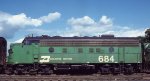 Burlington Northern F9A Mpls MN 1984